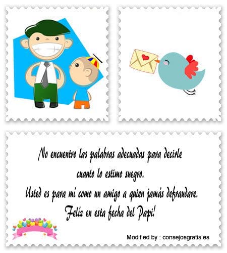 tarjetas de amor para el Día del Padre para WhatsApp