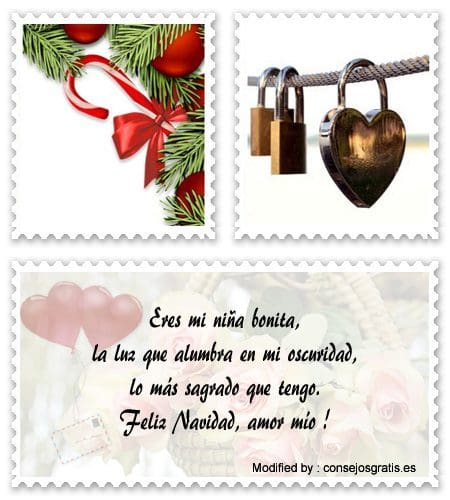 Las mejores frases románticas de Navidad para Facebook.#SaludosNavideños 