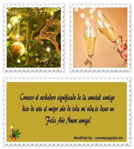 tarjetas con saludos de Año Nuevo para dedicar