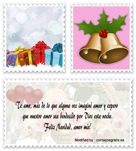 Bellos y originales mensajes de Navidad para mandar a mi amor por WhatsApp.#MensajesDeNavidaParaMiNovia
