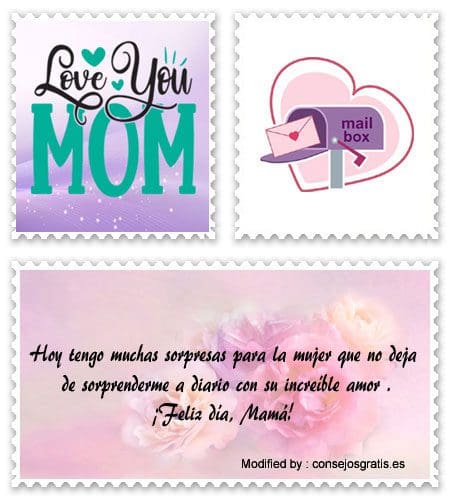 bonitas postales para para dedicar a Mamá el Día de las Madres.#SaludosParaElDíaDeLaMadre