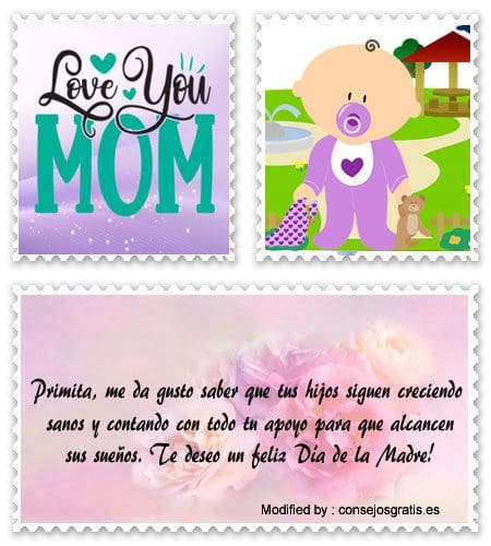 Descargar bonitos saludos para el Día de la Madre.#FrasesParaDiaDeLaMadre