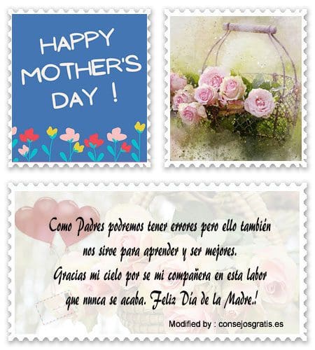 Originales saludos por el Día de las Madres para enviar por WhatsApp.#MensajesPorElDiaDeLaMadre