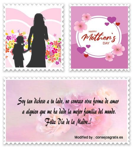 Bonitas tarjetas con pensamientos de amor para el Día de la Madre para Facebook.#MensajesPorElDiaDeLaMadre