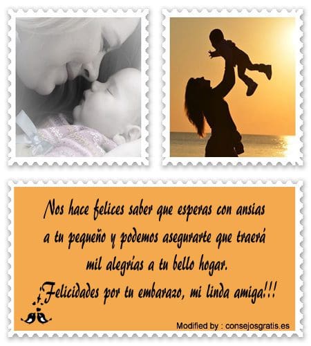 Descargar bonitos mensajes para bebé por nacer.#MensajesParaAmigaFuturaMadre