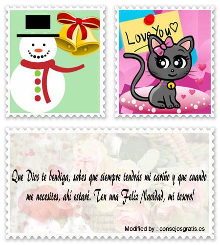 Bellos y originales mensajes de Navidad para mandar por WhatsApp a mis hijas.#SaludosDeNavidadParaHijos 