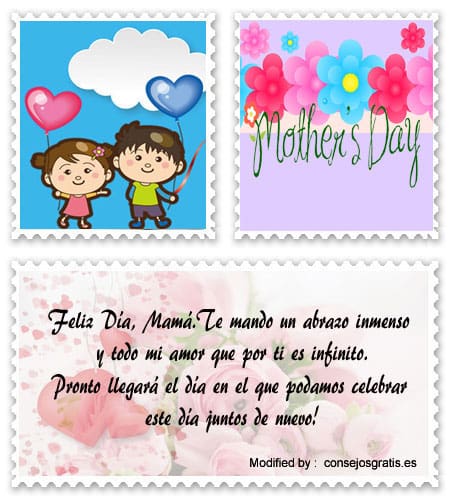 Buscar mensajes de amor para dedicar el Día de la Madre por Whatsapp.#SaludosParaDiaDeLaMadre,#FrasesParaDiaDeLaMadre