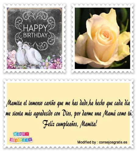 Descargar mensajes bonitos de cumpleaños para mi Mamá.#SaludosDeCumpleañosParaMiMamá