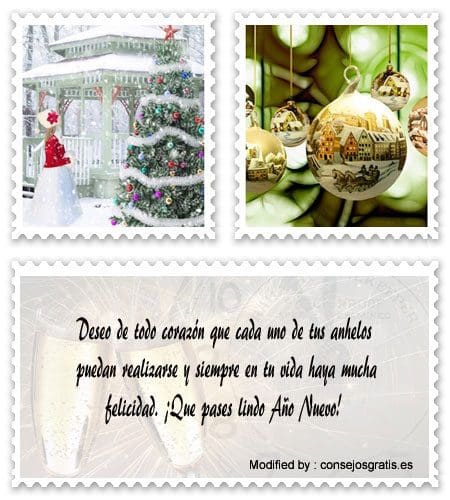 tarjetas con frases de Año Nuevo para una amiga.#MensajesDeAñoNuevoParaAmigas