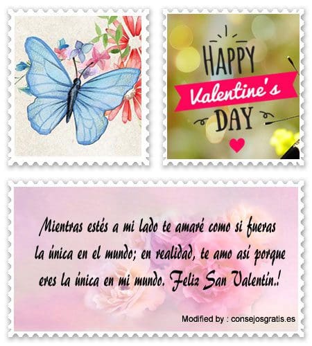 Pensamientos de amor para estado de messenger para San Valentín.#FrasesFelizSanValentín