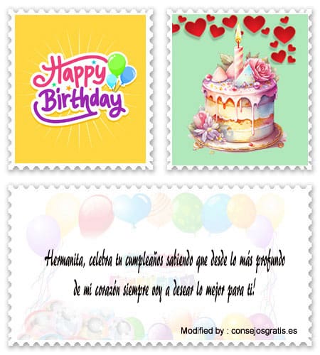 Bonitas postales de feliz cumpleaños para facebook mi hermana.#FelicitacionesDeCumpleañosParaMiHermana,#FrasesDeCumpleañosParaMiHermana