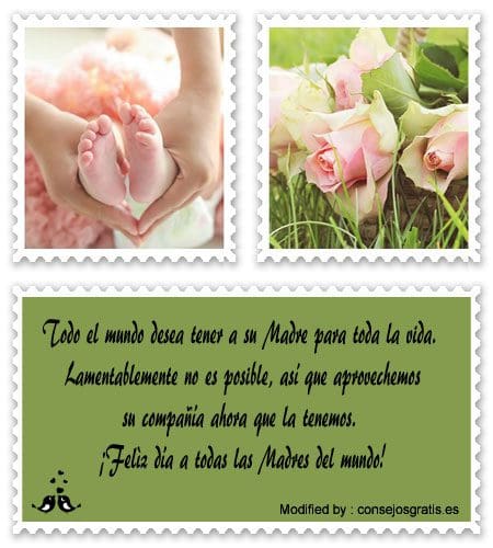 Frases con imágenes para el Día de la Madre.#MensajesPorDíaDeLaMadre