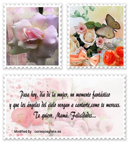 Frases y tarjetas de amor para enviar el Día de la Mujer por celular.#FelízDíaDeLaMujer