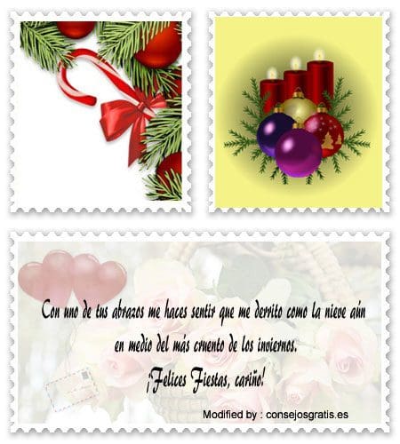 bonitos ejemplos de mensajes de Navidad y año nuevo para enviar por WhatsApp.#SaludosDeFelizNavidad