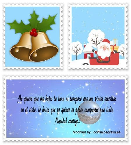 , Bonitas tarjetas con frases de amor para Navidad y Año Nuevo.#SaludosDeFelizNavidad
