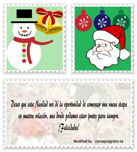 Frases con imágenes de Navidad y Año Nuevo para Facebook.#SaludosDeFelizNavidad