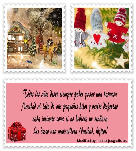 Buscar los mejores saludos de Navidad para mis hijos.#SaludosDeNavidadParaMisHijos
