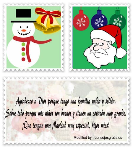  Buscar textos cortos por Navidad para WhatsApp y Facebook a un hijo.#SaludosDeNavidadParaMisHijos