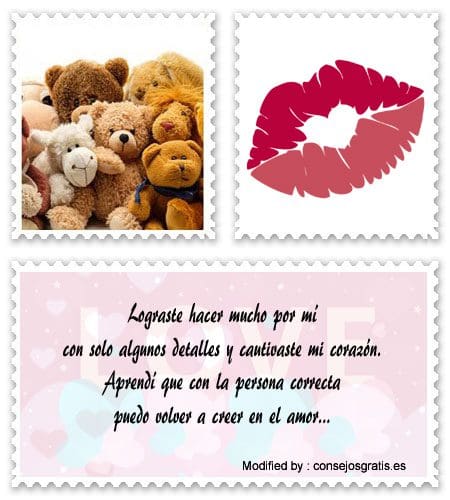 Bonitas tarjetas de amor para San Valentín para novios.#FrasesDeAmorParaSanValentín
