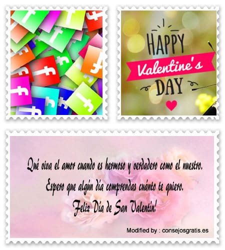 Buscar bonitas palabras por San Valentín para Facebook.#FrasesBonitasParaSanValentín,#FrasesDeAmorParaSanValentín