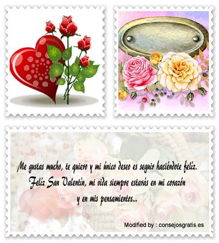 tarjetas con saludos de San Valentín para mi amor