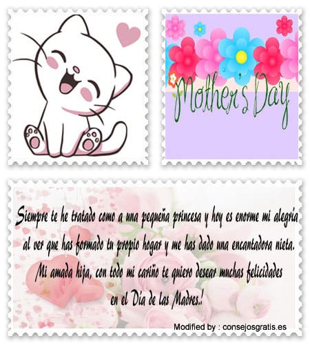 Originales frases por el Día de la Madre para una Hija .#MensajesPorDíaDeLaMadreParaHija