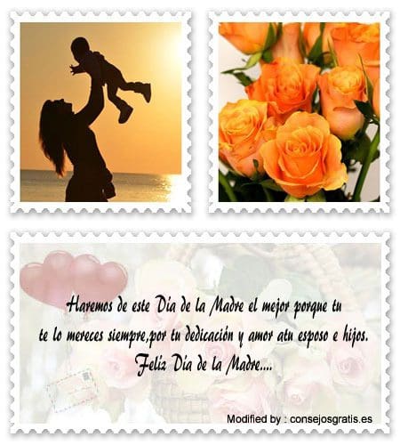 Las mejores felicitaciones del Día de la Madre para WhatsApp y Facebook.#SaludosParaMiEsposaPorElDíaDeLaMadre