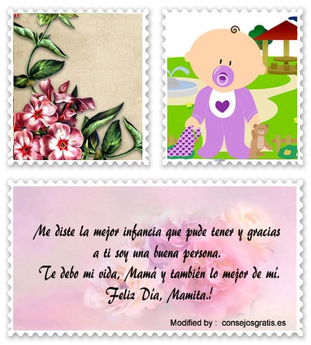 Buscar mensajes de amor para dedicar el Día de la Madre por Whatsapp.#SaludosParaDiaDeLaMadre,#FrasesParaDiaDeLaMadre