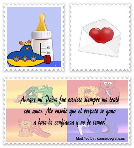 descargar frases y tarjetas bonitas para el Día del Padre.#SaludosPorElDíaDelPadre