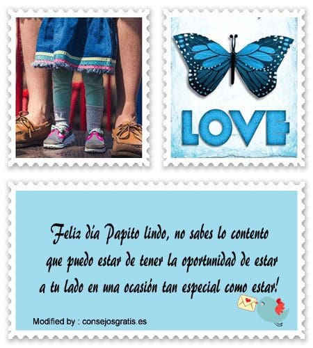 frases de amor con imágenes para el Día del Padre.#SaludosPorElDíaDelPadre