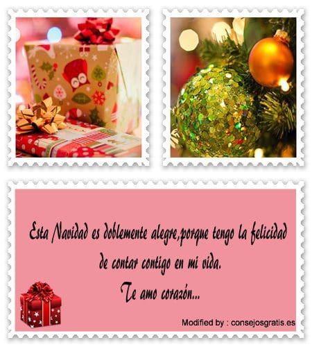 Saludos originales para compartir en Navidad por facebook.#SaludosDeNavidadParaMiEsposo