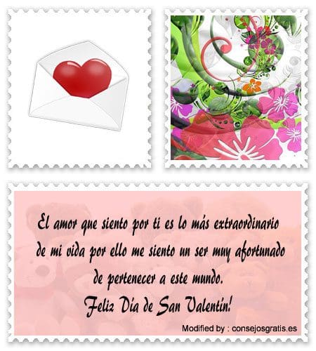 Buscar románticas palabras por San Valentín para Facebook.#MensajesBonitosDeSanValentín