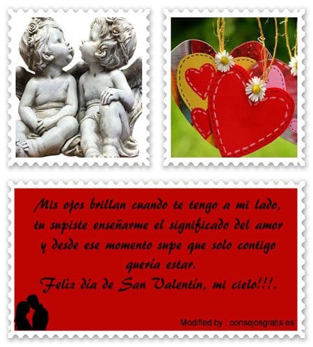 frases y mensajes románticos para San Valentín,mensajes para San Valentín bonitos para enviar