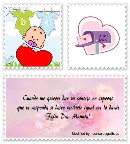 Frases y tarjetas de amor para enviar a Mamá por celular.#SaludosParaDiaDeLaMadre,#FrasesParaDiaDeLaMadre,#MensajesParaDiaDeLaMadre,TarjetasParaDiaDeLaMadre