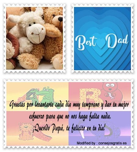 los mejores saludos para el Día del Padre para Facebook.#SaludosPorElDíaDelPadre