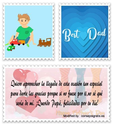 los mejores saludos para enviar el Día del Padre por WhatsApp.#SaludosPorElDíaDelPadre