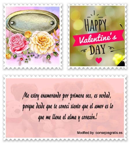 Mensajes de amor para novios por San Valentín para WhatsApp.#SaludosDeSanValentín