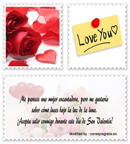 bonitas frases románticas para San Valentín para novios.#SaludosPorElDíaDelAmor