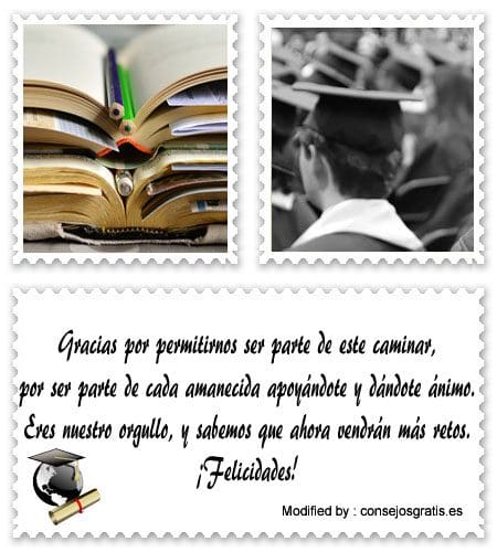 Mensajes bonitos para graduación para compartir.#MensajesDeGraduaciónParaMiHija,#FelicitacionesParaHijaGraduada