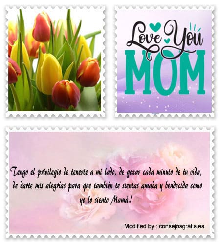 Originales saludos por el Día de las Madres para enviar por WhatsApp.#SaludosParaDiaDeLaMadre