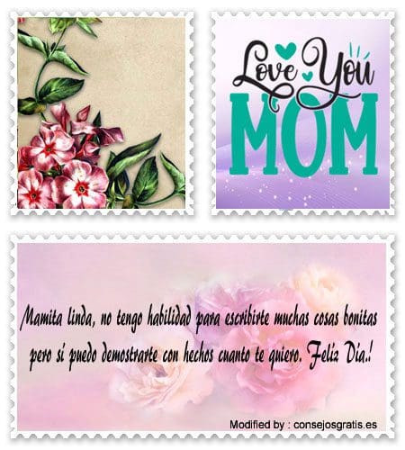Descargar originales dedicatorias para el Día de la Madre.#MensajesPorElDíaDeLaMadre