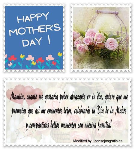 Originales saludos por el Día de las Madres para enviar por WhatsApp.#SaludosPorElDíaDeLaMadre