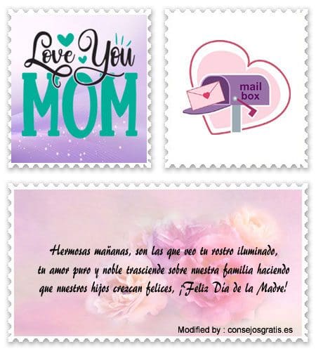 Los mejores textos para enviar el Día de la Madre por Messenger.#SaludosPorElDíaDeLaMadre