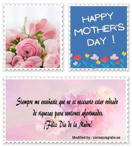 Descargar mensajes de amor para el Día de la Madre para WhatsApp.#SaludosDíaDeLaMadre