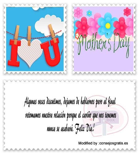 Descargar frases para el Día de la Madre para enviar por WhatsApp.#SaludosParaMiMadrastraPorDíaDeLaMadre