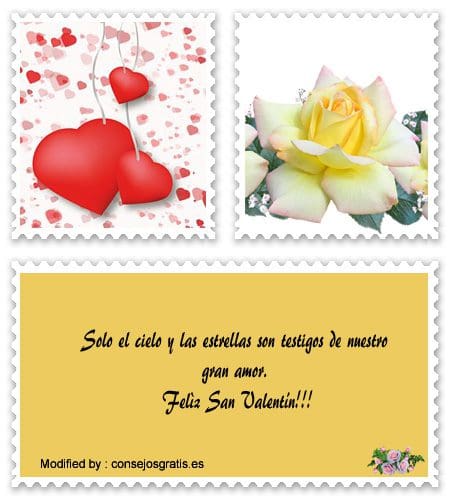 Buscar tarjetas mensajes por el Día de San Valentín