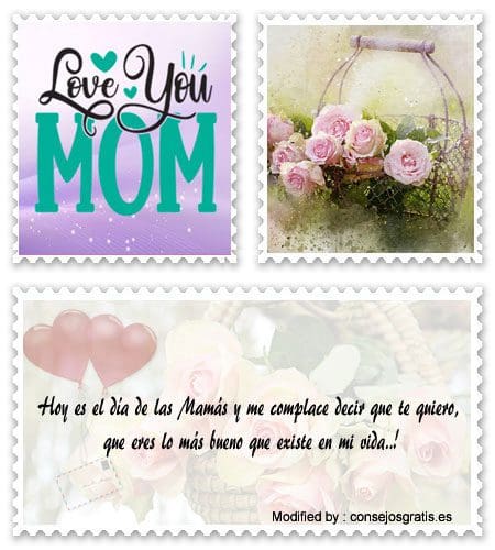 Originales saludos por el Día de las Madres para enviar por WhatsApp.#MensajesPorElDíaDeLaMadre