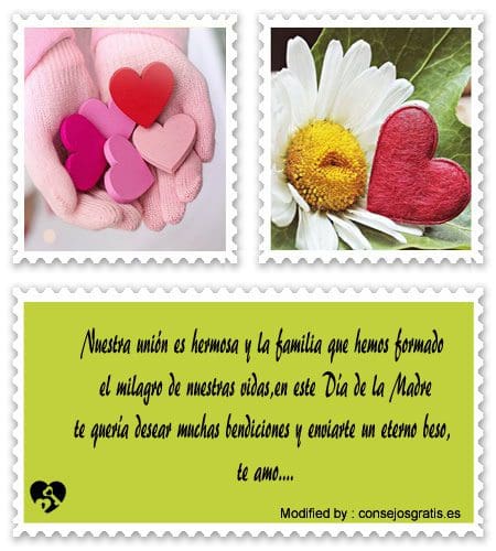 Frases y tarjetas de amor para enviar a Mamá por celular.#FelicitacionesParaDíaDeLaMadre