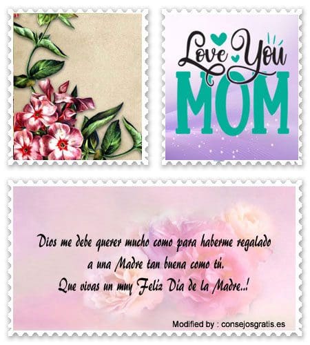 Buscar frases de amor para el Día de la Madre para Facebook.#SaludosParaElDíaDeLaMadre