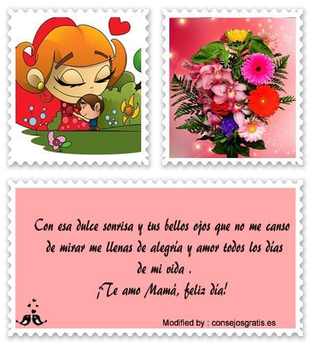 Bonitas tarjetas con dedicatorias de amor para el Día de la Madre.#MensajesPorDíaDeLaMadre